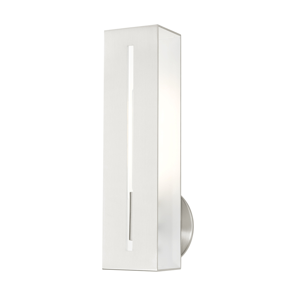 1 Lt Brushed Nickel ADA Single Sconce