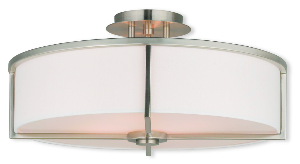 4 Light Brushed Nickel Ceiling Mount