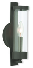 Livex Lighting 10141-07 - 1 Light Bronze Wall Sconce