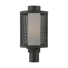 Livex Lighting 20686-14 - 1 Lt Texture Black Post Light