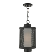 Livex Lighting 20687-14 - 1 Lt Textured Black Pendant