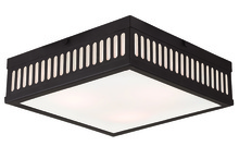 Livex Lighting 73164-07 - 3 Light Bronze Ceiling Mount