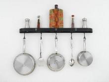 Hi-Lite MFG Co. H-13-34Y-B-BR47/A-GLD W/CI - POT RACK COLLECTION