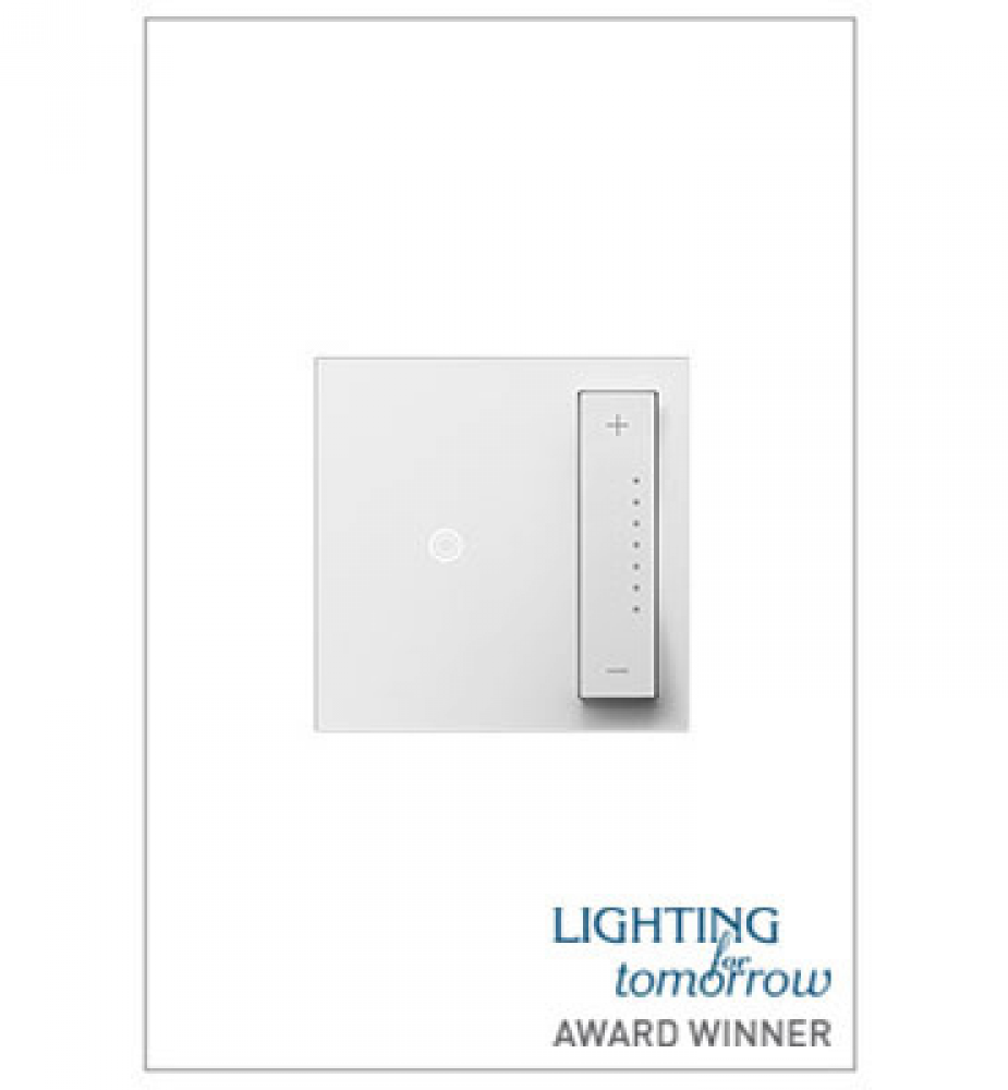 Adorne® 700W sofTap® Tru-Universal Dimmer, White, with Microban®