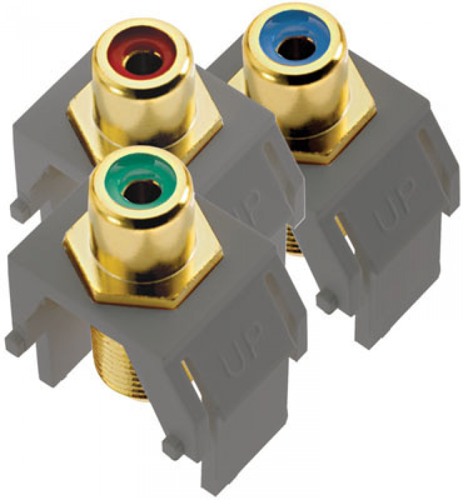 adorne? Component Video RCA to F Kit, Magnesium