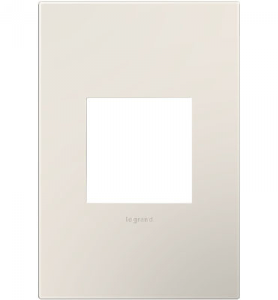 adorne? Satin Light Almond One-Gang Screwless Wall Plate