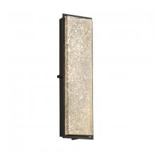 Justice Design Group FSN-7565W-MROR-MBLK - Avalon 24" ADA Outdoor/Indoor LED Wall Sconce