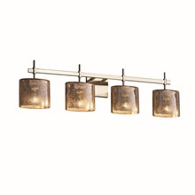 Justice Design Group FSN-8414-30-MROR-NCKL - Union 4-Light Bath Bar