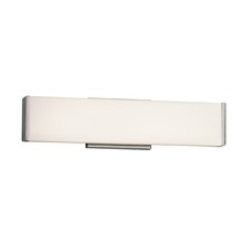 Justice Design Group FSN-8601-OPAL-NCKL - Latitude 19" ADA Linear LED Wall/Bath