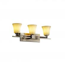 Justice Design Group CLD-8703-20-MBLK - Aero 3-Light Bath Bar