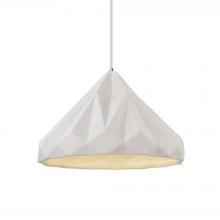 Justice Design Group CER-6450-BIS-ABRS-WTCD - Geometric 1-Light Pendant