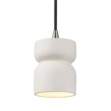 Justice Design Group CER-6500-BIS-NCKL-BKCD - Short Hourglass Pendant