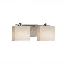 Justice Design Group CLD-8442-55-NCKL - Era 2-Light Bath Bar