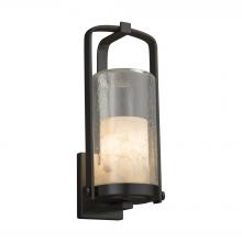 Justice Design Group ALR-7584W-10-MBLK-LED1-700 - Atlantic Large Outdoor LED Wall Sconce