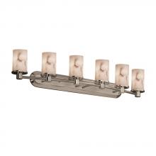 Justice Design Group FAL-8516-10-NCKL - Rondo 6-Light Bath Bar