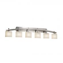 Justice Design Group FSN-8596-30-OPAL-NCKL - Archway 6-Light Bath Bar