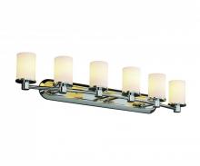 Justice Design Group FSN-8516-10-MROR-NCKL - Rondo 6-Light Bath Bar