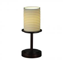 Justice Design Group POR-8798-10-BANL-NCKL - Dakota 1-Light Table Lamp (Short)