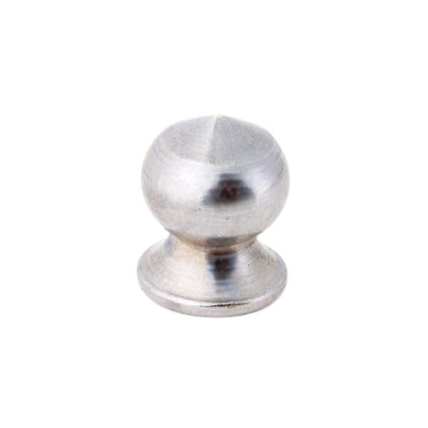 Brass Pear Knob; 8/32; Nickel Finish