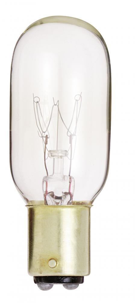 25 Watt T8 Incandescent; Clear; 2500 Average rated hours; 190 Lumens; DC Bay base; 130 Volt
