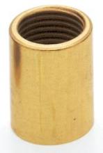 Satco Products Inc. 90/332 - Brass Coupling; 5/8" Long; 1/8 IP; Burnished And Lacquered