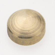 Satco Products Inc. 90/551 - Brass Lock-Up Cap; 1/8 IP; 9/16" Diameter; 1/4" Height; Burnished And Lacquered
