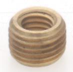 Satco Products Inc. 90/644 - Brass Reducing Bushing; Unfinished; 1/8 M x 8/32 F