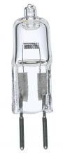 Satco Products Inc. S3156 - 75 Watt; Halogen; T4; Clear; 2000 Average rated hours; 1350 Lumens; Bi Pin GY6.35 base; 12 Volt