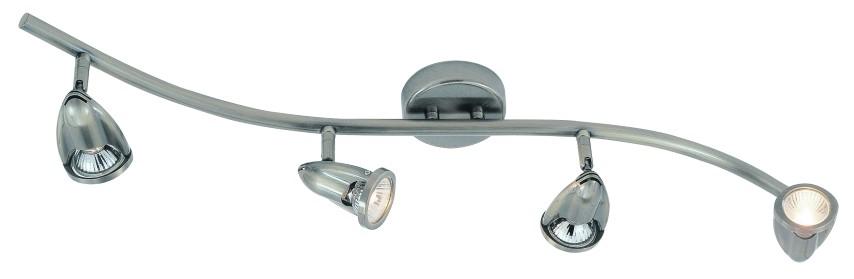 Stingray Collection, 4-Light, 4-Shade, Adjustable Height Indoor Ceiling Track Light
