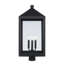 Trans Globe 51536 BK - Tempest Post Lantern Black