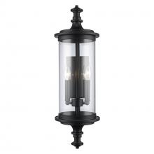 Trans Globe 51702 BK - PathLume 2 - Light Outdoor Wall Sconce