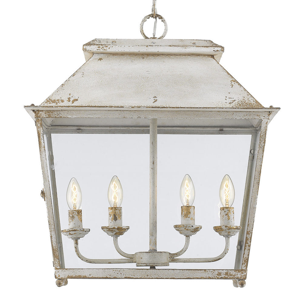 Abingdon 4-Light Pendant in Antique Ivory