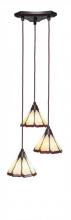 Toltec Company 28-DG-9165 - Multi Light Mini Pendant