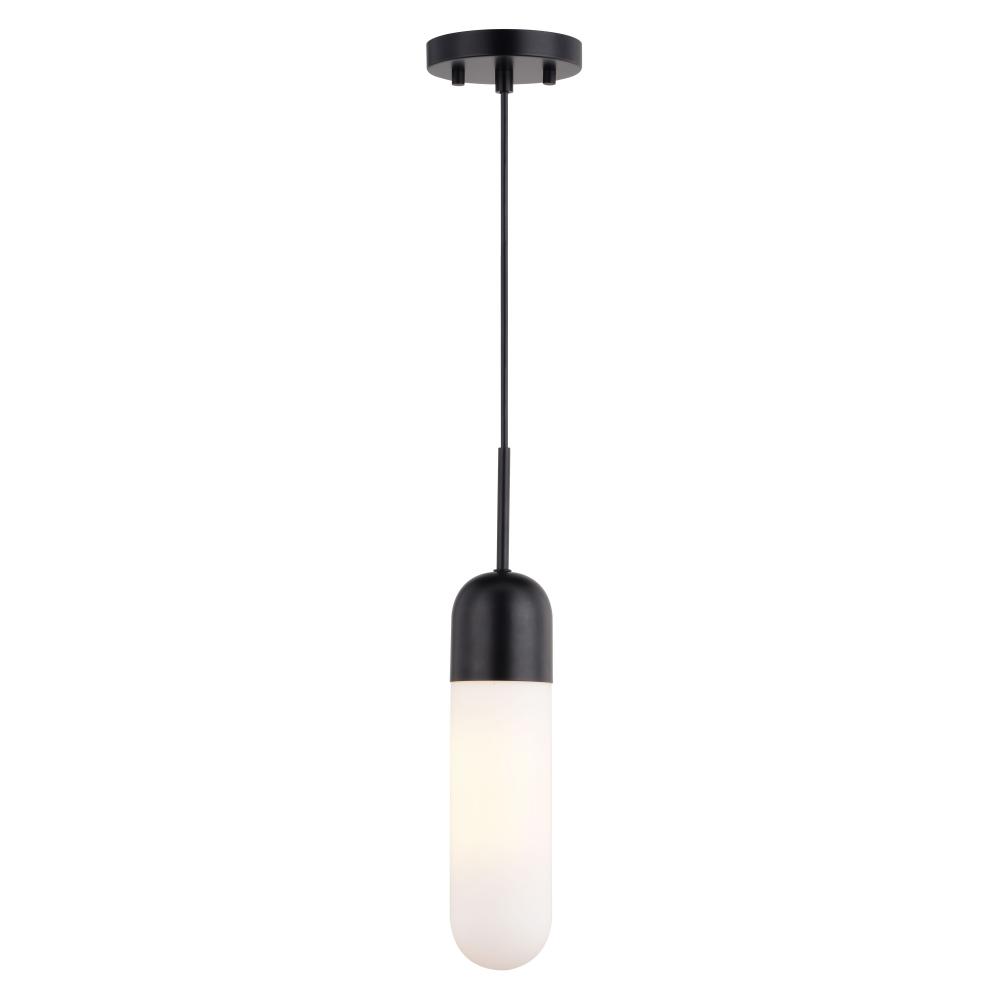 Thalia 4.75-in. W 1 Light Mini Pendant Matte Black