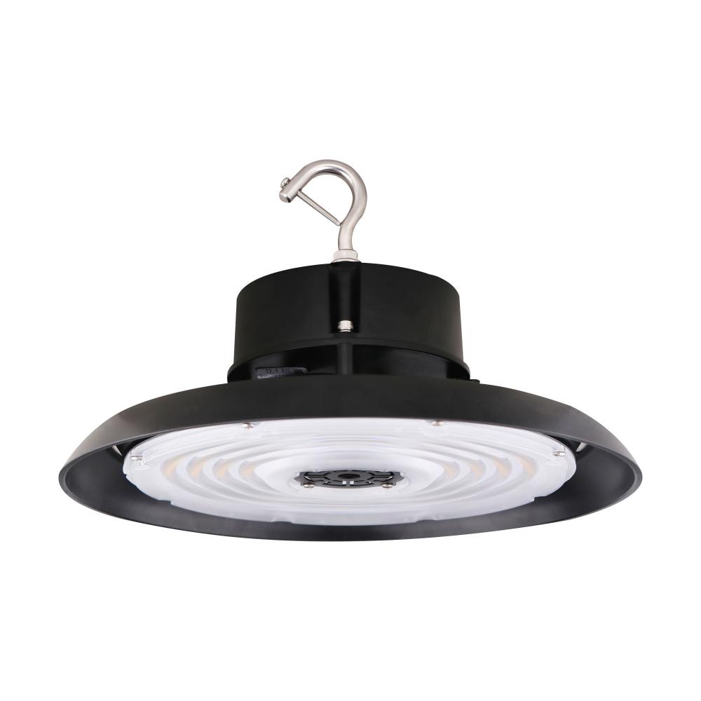 240W UFO LED High Bay; 33840 Lumens; 4000K; 277-480 Volt; 0-10V Dimmable; Black Finish