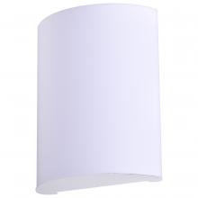 Nuvo 62/1646 - Crispo LED 9 inch; Wall Sconce; White Finish; CCT Selectable 3K/4K/5K