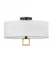 Hinkley 41808BK - Medium Semi-flush Mount