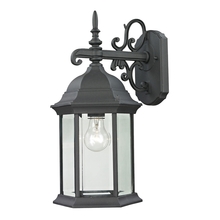 ELK Home 8601EW/65 - Thomas - Spring Lake 17'' High 1-Light Outdoor Sconce - Matte Textured Black